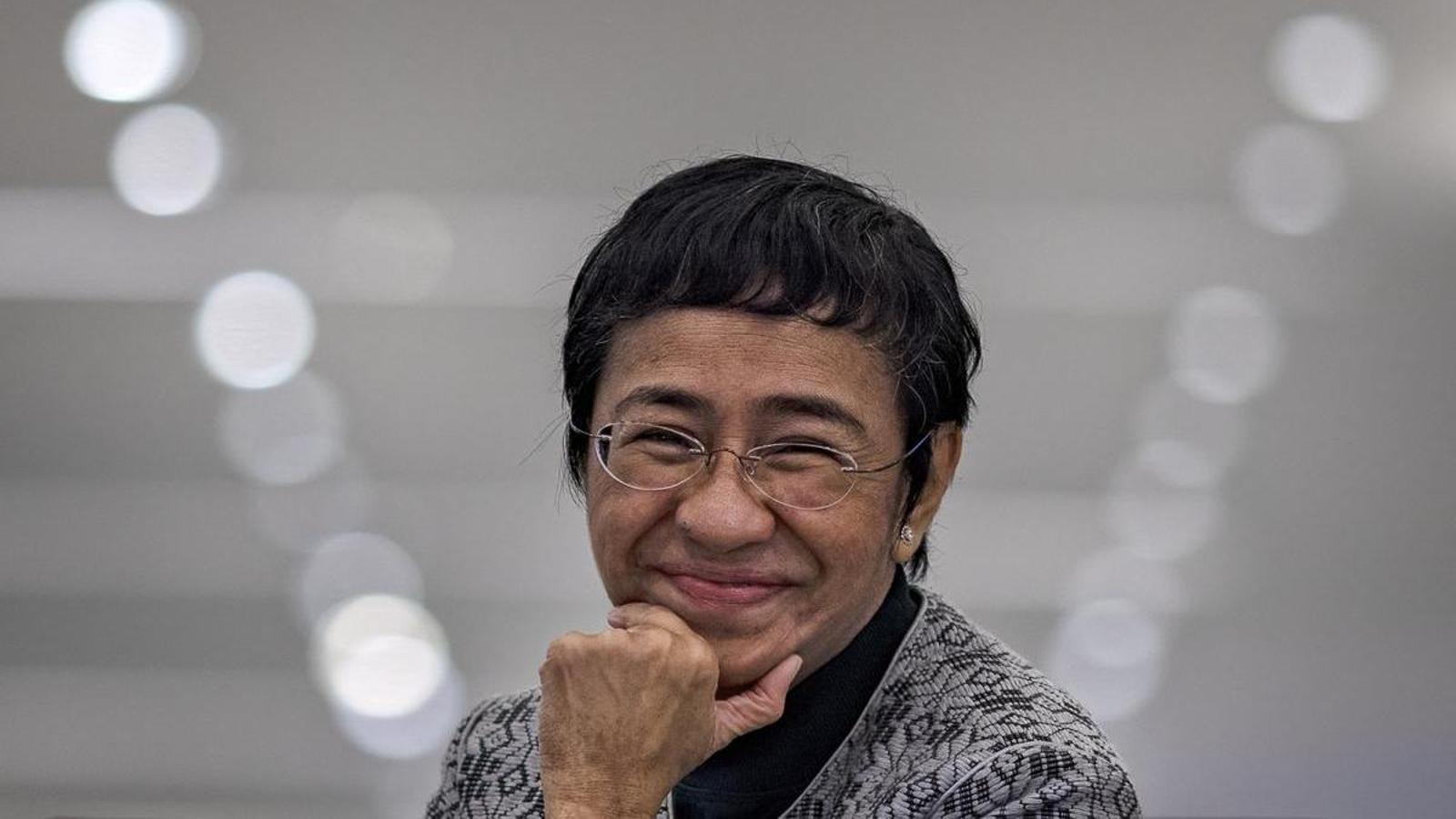 La periodista filipina, guanyadora del Nobel, Maria Ressa