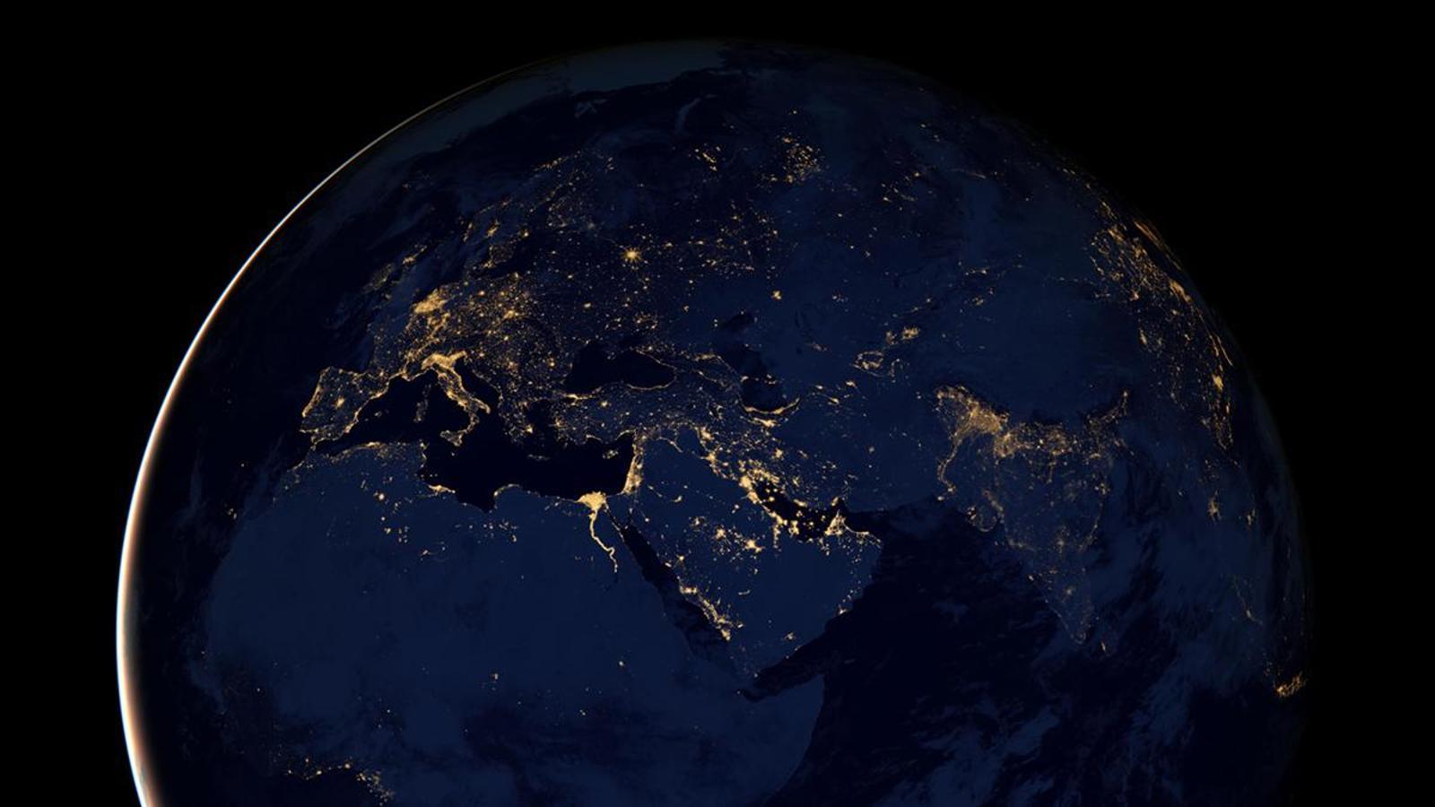 Foto satélite de la Tierra.