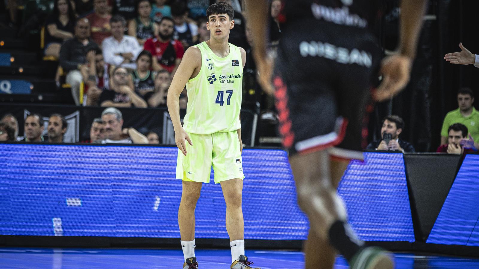 Dani González, durante su debut